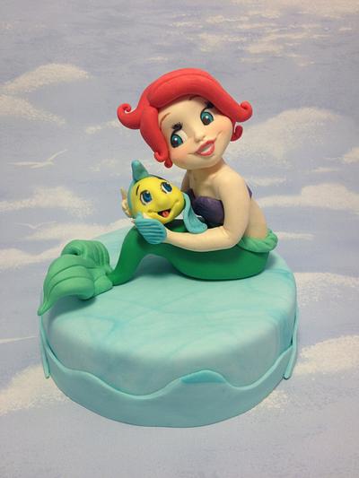 Baby Ariel - Cake by danida