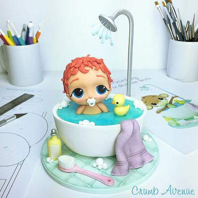 Baby in a Bathtub - Cake by Crumb Avenue