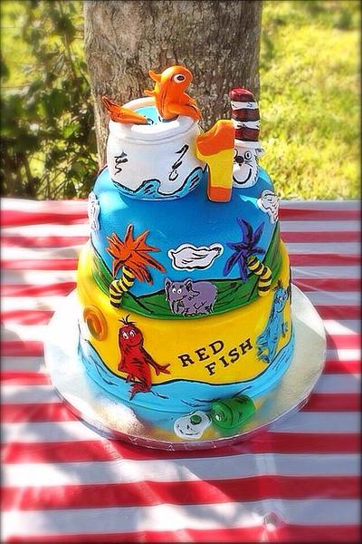 Dr. Seuss First Birthday Cake - Cake by Teresa Markarian