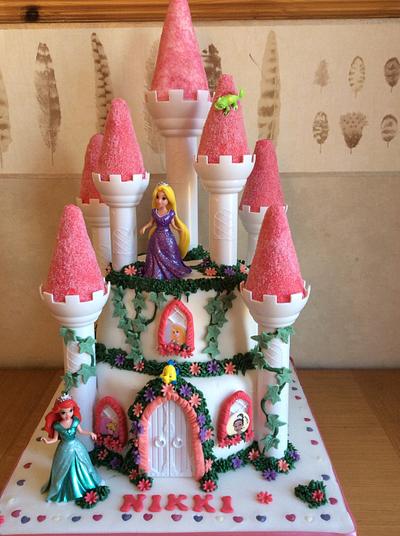 Castle fit for a princess  - Cake by cakeabakin