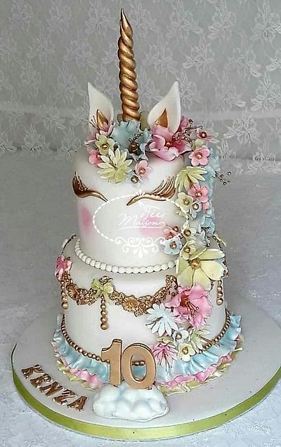 Unicorn cake - Cake by Fées Maison (AHMADI)
