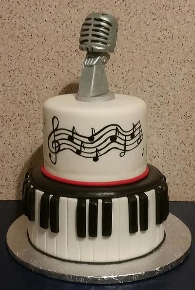 Music Themed Cake - Cake by Tracy's Custom Cakery LLC