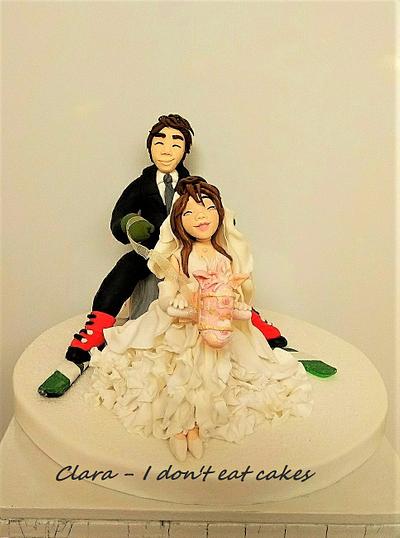 Wedding cake topper - Cake by Clara