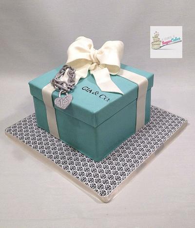 Tiffany box cake - Cake by Mojo3799