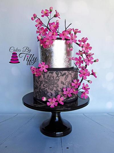 Cherry Blossom - Cake by Cakesbytiffy