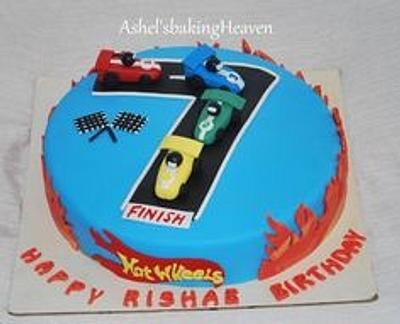 Hotwheels theme cake... - Cake by Ashel sandeep