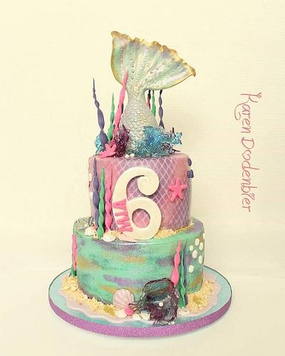 Mermaid tail cake - Cake by Karen Dodenbier