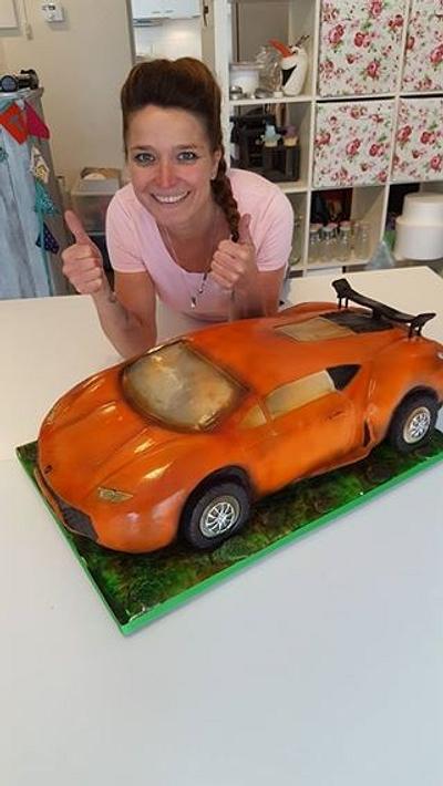 lamborghini Huracan 3d cake - Cake by DeOuweTaart