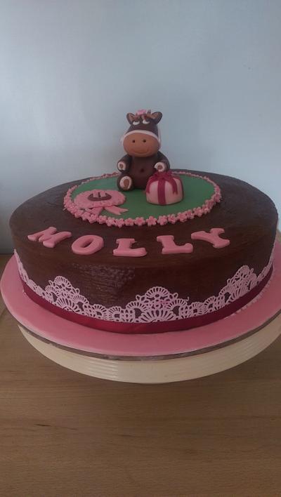 naked cake ... horse themed - Cake by Shell at Spotty Cake Tin