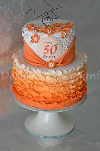 50th Birthday cake - Cake by designed by mani