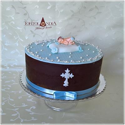 Christening cake - Cake by Tortolandia