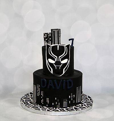 Black panther cake - Cake by soods