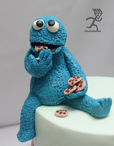 C is for Cookie with Cookie Monster Tutorial - Cake by Ciccio 
