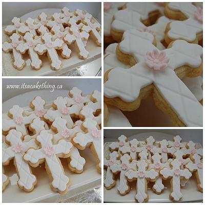 Cross Sugar Cookies - Cake by It's a Cake Thing 