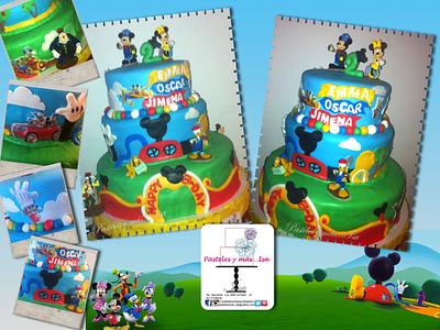 MICKEY MOUSE CLUBHOUSE - Cake by Pastelesymás Isa