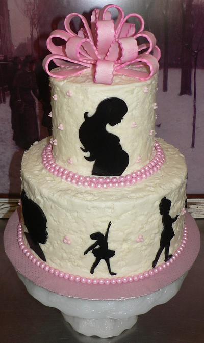 Baby Ballerina - Cake by Kendra's Country Bakery