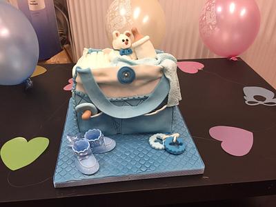 Baby shower  - Cake by Joanne genders