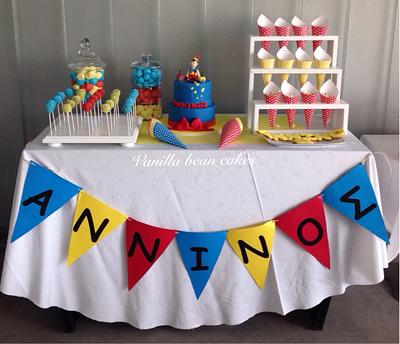 Pinocchio candy table - Cake by Vanilla bean cakes Cyprus