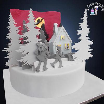 "Winter time" - Cake by Moustoula Eleni (Alchemists of cakes)