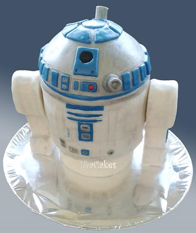 Star Wars R2-D2 - Cake by iaacakes