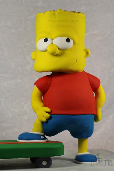Bart Simpson - Cake by The Cake Tin