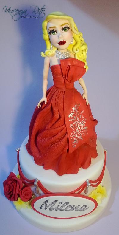 Barbie magic of the holidays - Cake by Vincenza Rito - l'Arte nelle torte