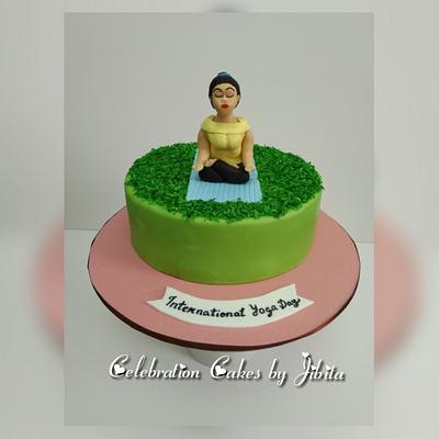 International Yoga Day cake - Cake by Jibita Khanna