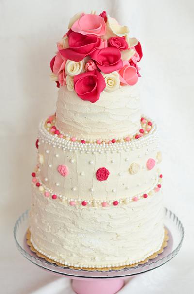 wedding cake romanse - Cake by Crema pasticcera by Denitsa Dimova