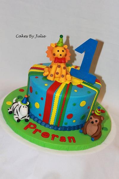  "Vegan" Cute Animals for a 1st Birthday.. - Cake by Cakes By Julie
