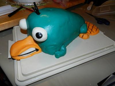 Perry the Platapus  - Cake by AneliaDawnCakes