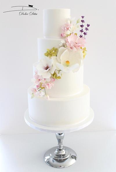 Romantic wedding cake - Cake by Dolce Dita