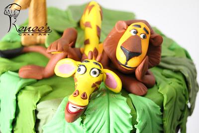 Madagascar Themed Cake - Cake by purbaja