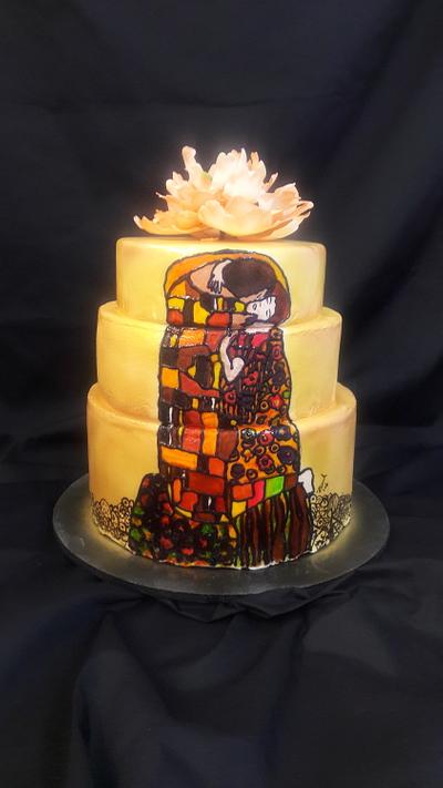 The kiss - Cake by Laura Reyes
