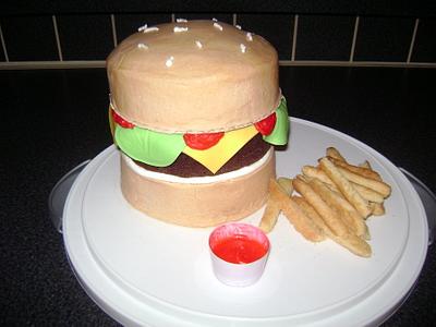 Burger - Cake by vacaker