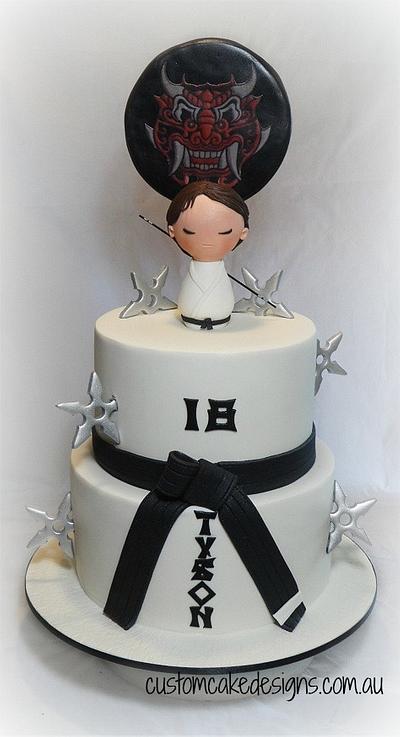 Taekwondo Martial Arts Cake - Cake by Custom Cake Designs