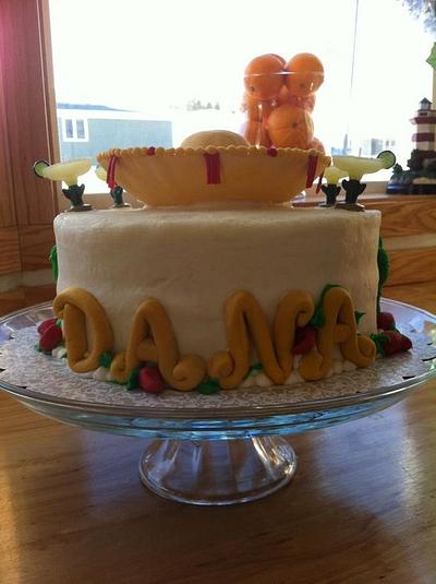 Fiesta Birthday Cake - Cake by CrystalMemories