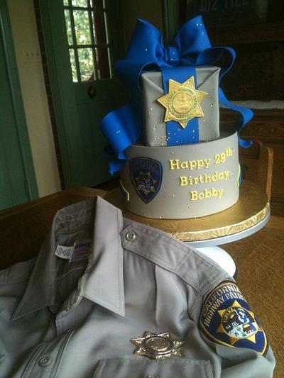 Highway Patrol Happy Birthday - Cake by Carla Jo