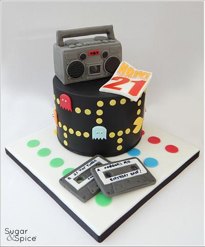 'Now that's what I call 21' ... 80's theme cake - Cake by Sugargourmande Lou