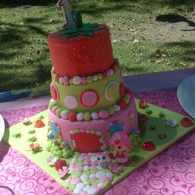 Strawberry Shortcake Cake - Cake by CupCake Garage