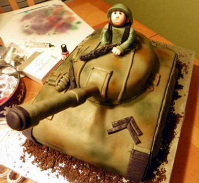 Army Tank - Cake by AveryCakes