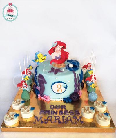 Little mermaid theme by CakeZania - Cake by CakeZania