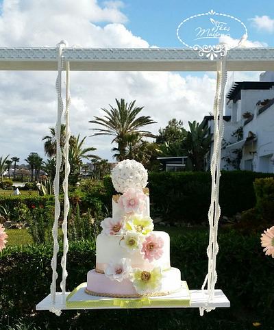 Floral cake - Cake by Fées Maison (AHMADI)