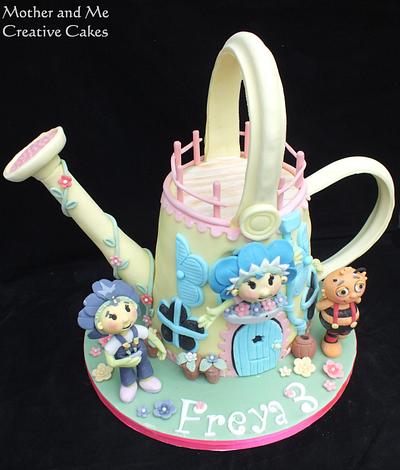 Fifi Watering Can Cake - Cake by Mother and Me Creative Cakes