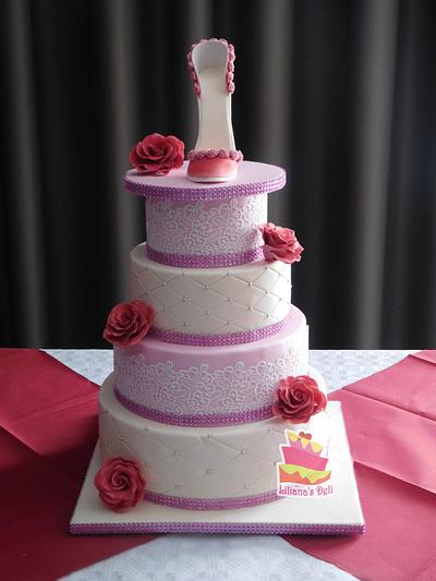 sweet sixteen cake - Cake by Liliana Vega