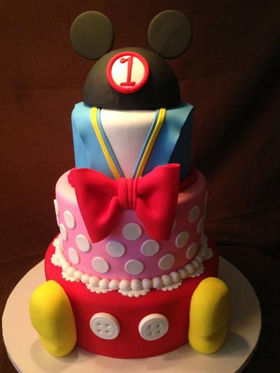 Mickey Clubhouse Theme - Cake by Diana