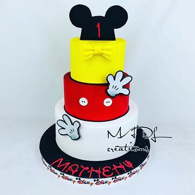 Mickey cake  - Cake by Cindy Sauvage 