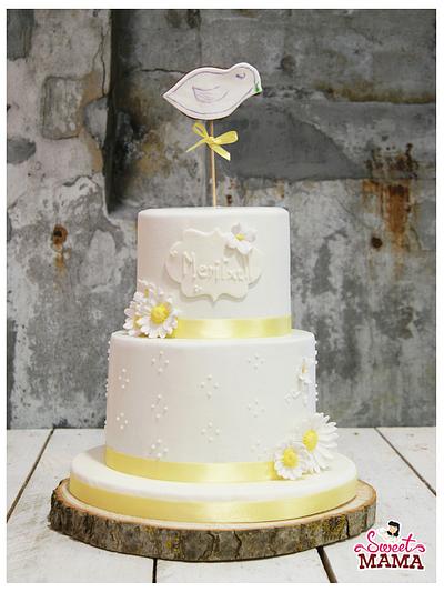 Daisies First Communion Cake - Cake by Soraya Sweetmama