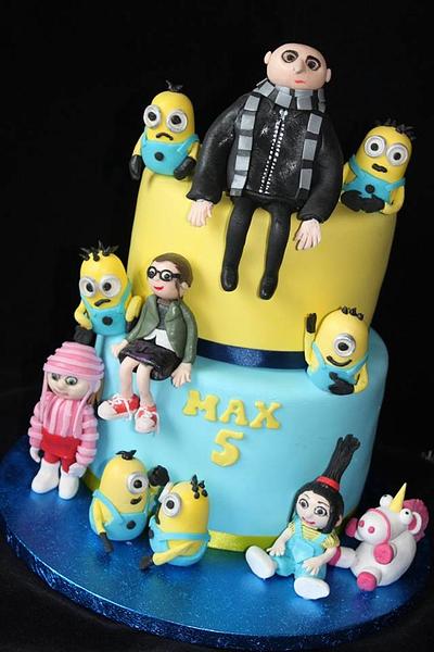 My 'Despicable Me' cake :-) - Cake by karenstaylormadecake