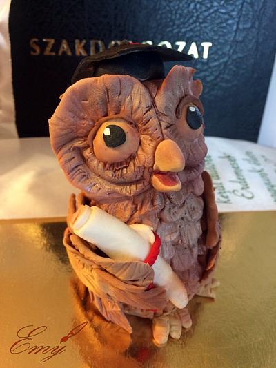 Graduate Owl - Cake by EmyCakeDesign