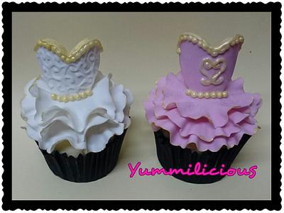 Ballerina cupcakes  - Cake by Yummilicious